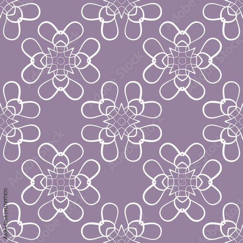 Seamless vintage background, retro style royal pattern. Vector illustration