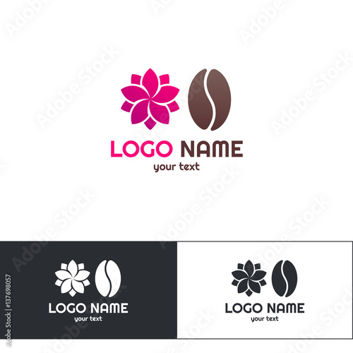 Flowers Coffee Logo One