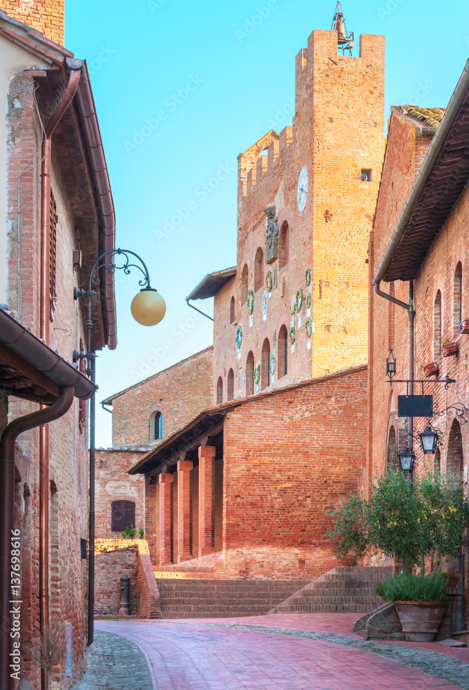 Fototapeta premium Certaldo Italy