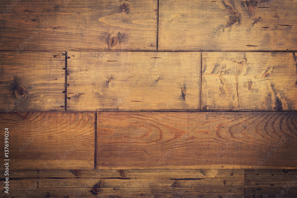 Fototapeta premium Old wood background vintage with space