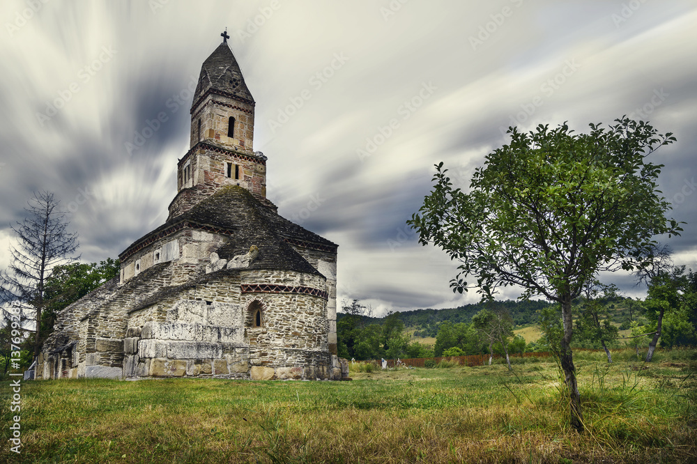 St. Nicolas Church, amazing and mysterious church in Densus, Hateg, Romania St. Nicolas Church, amazing and mysterious church in Densus, Hateg, Romania