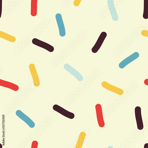 Seamless confetti pattern