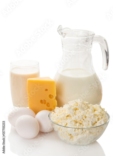 still life of dairy products