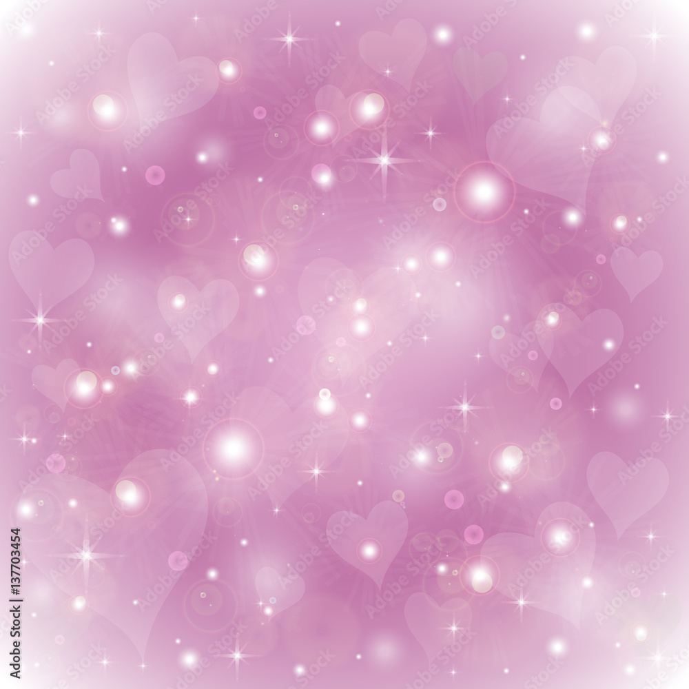 Valentine's Day background with hearts Valentine's Day background with hearts