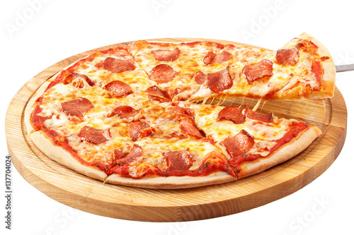Acute Pizza pepperoni, mozzarella, spicy sausage pepperoni 