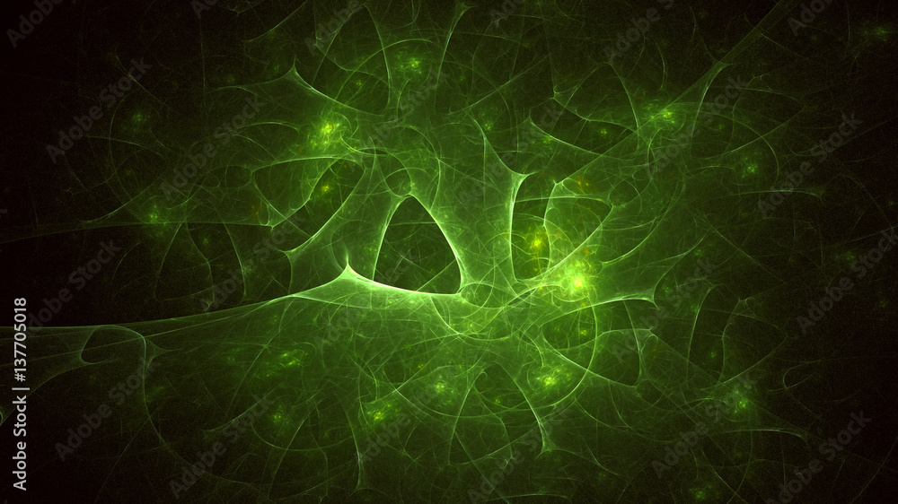 3D rendering abstract fractal light background 3D rendering abstract fractal light background