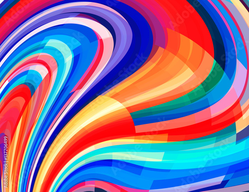 Canvas Print Bright colors background. Vivid vector graphic pattern