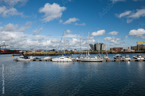 Boats at Belfast Lough, Belfast, Northern Ireland