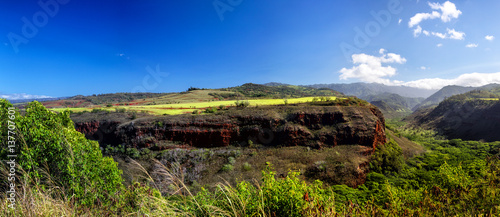 Blick über das Hanapepe Valley auf Kauai, Hawaii, USA. photo