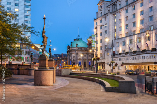 Leeds city center England photo