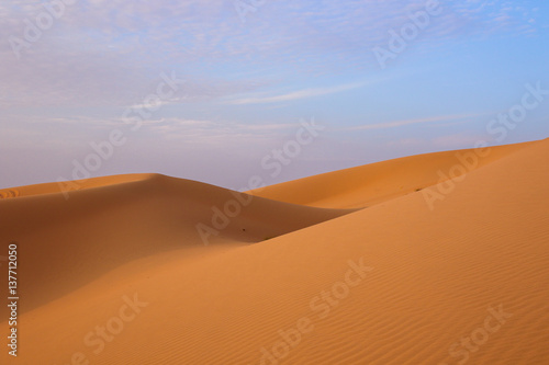D  sert et dunes de sable