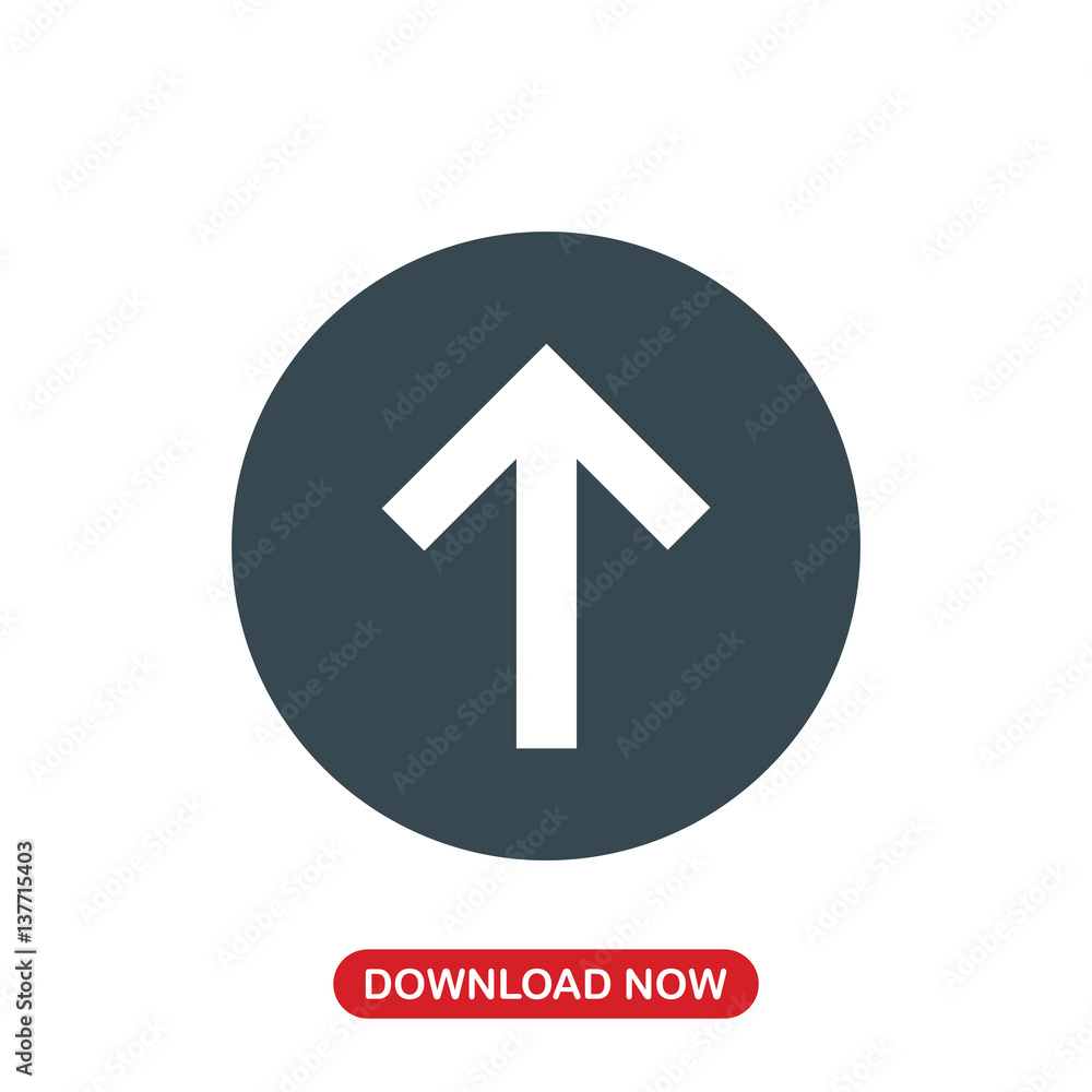 Up arrow icon vector Up arrow icon vector