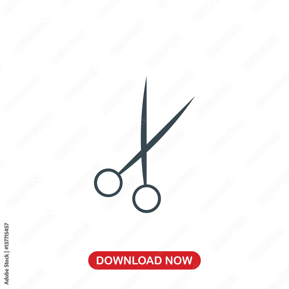 Scissors icon vector Scissors icon vector