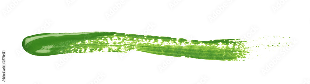 Fototapeta premium Line stroke of paint isolated