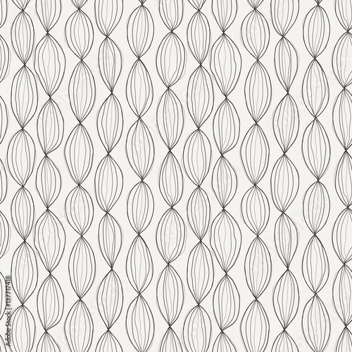 Stylish wave line seamless background.