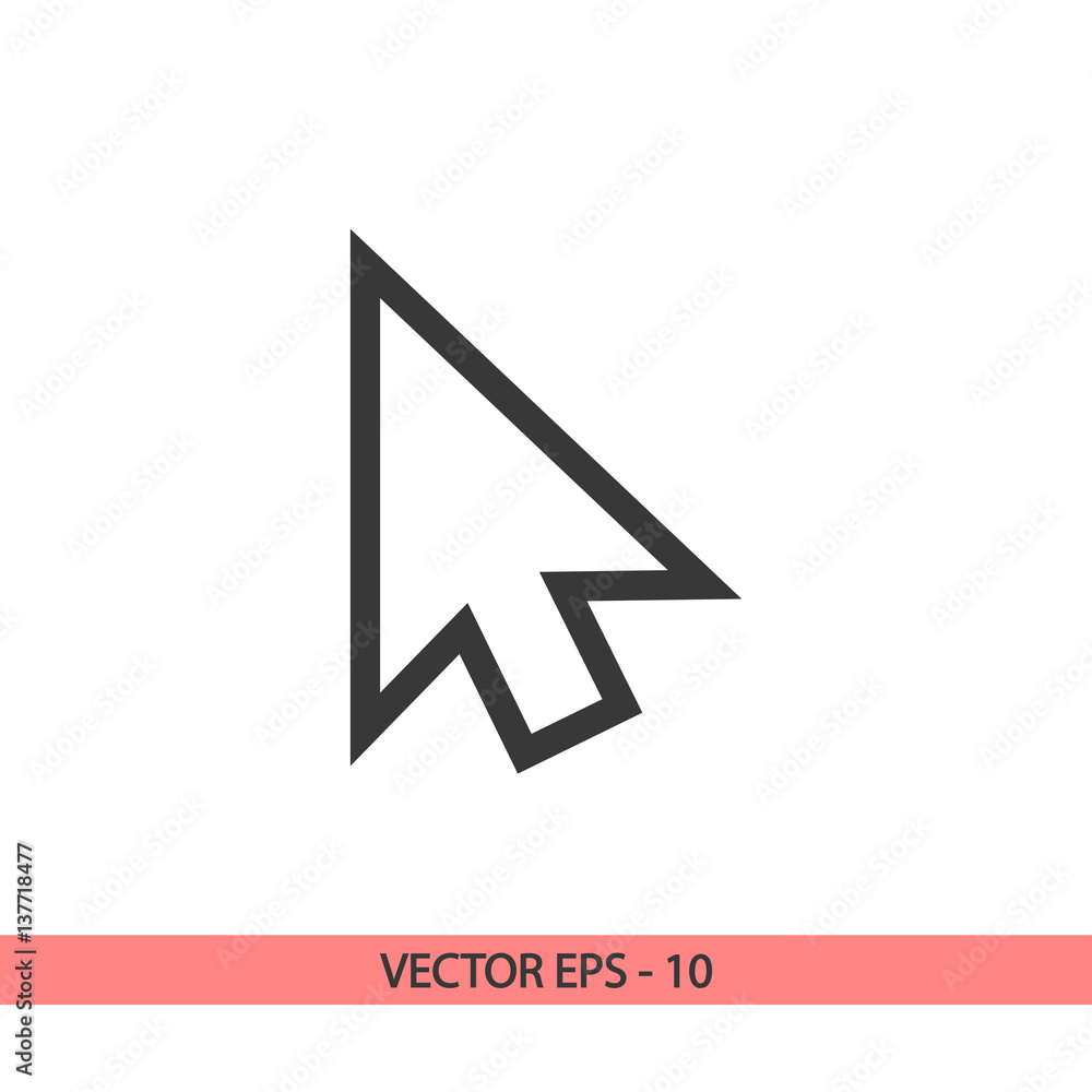 cursors icon, vector illustration. Flat design style cursors icon, vector illustration. Flat design style