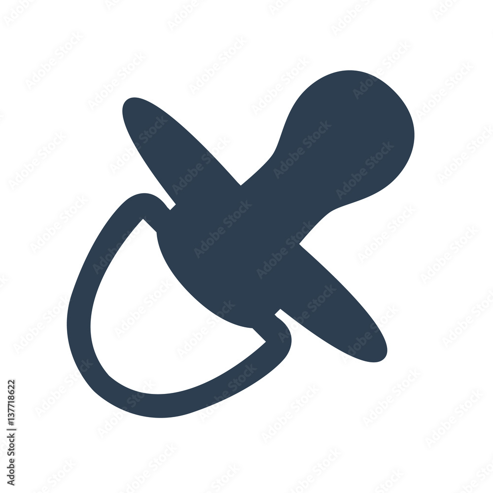 Nipple icon on white background. Nipple icon on white background.