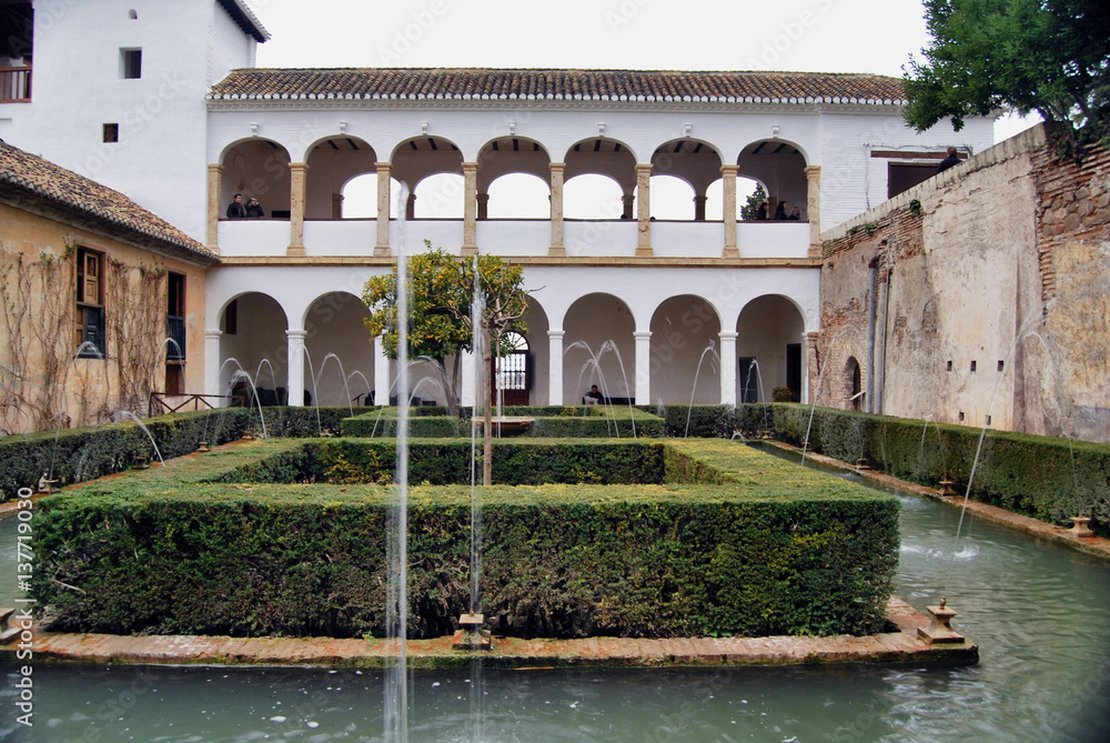 Fototapeta premium Agua en la Alhambra