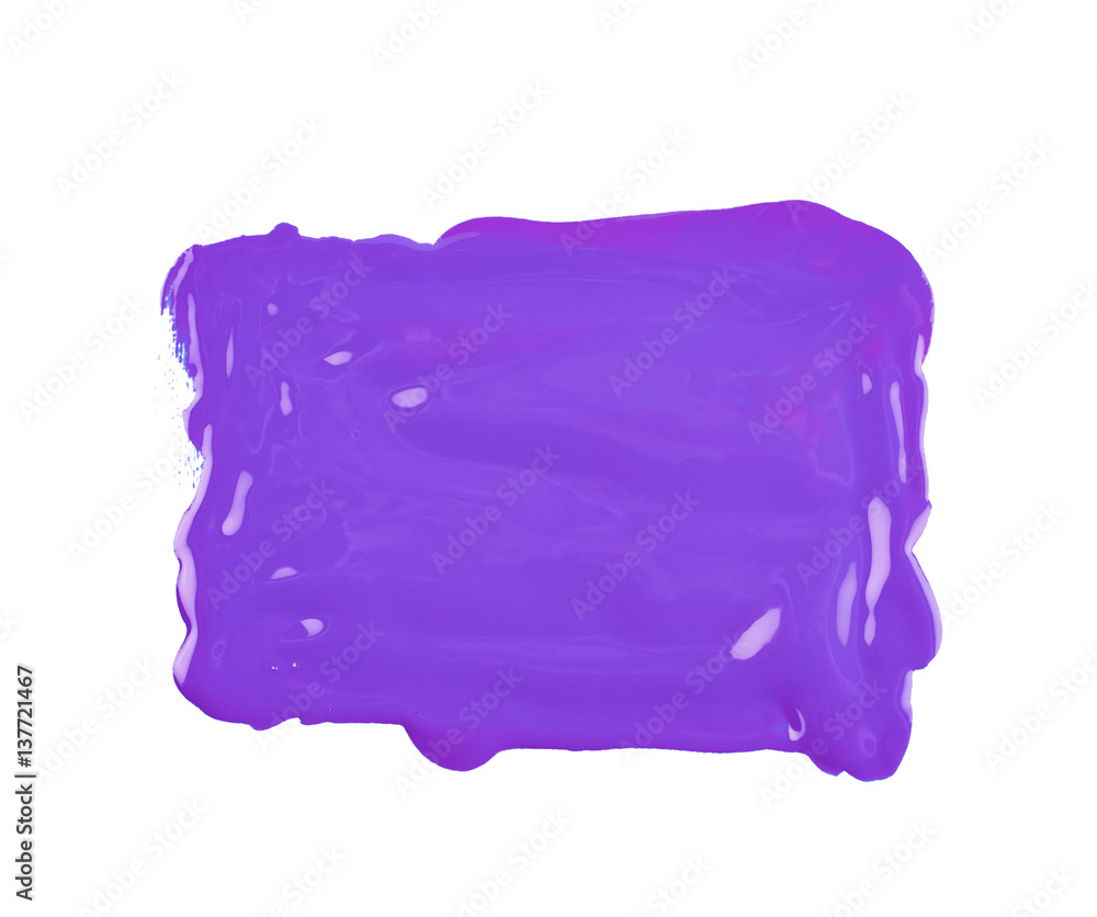 Smudged splash of paint isolated Smudged splash of paint isolated