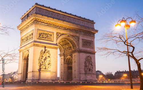 The Triumphal Arch , Paris, France. © kovalenkovpetr