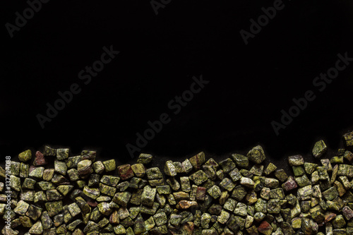 bidasar green, Indian marble on black background