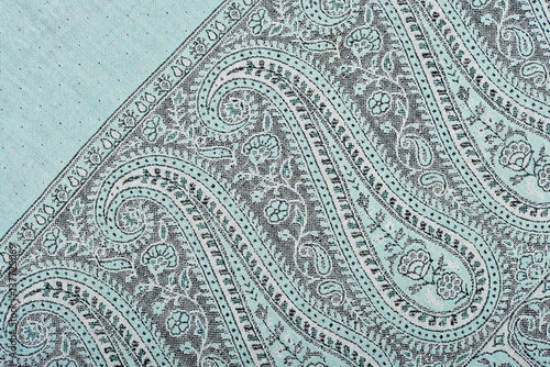 Fotografie Fragment of Indian pashmina shawl