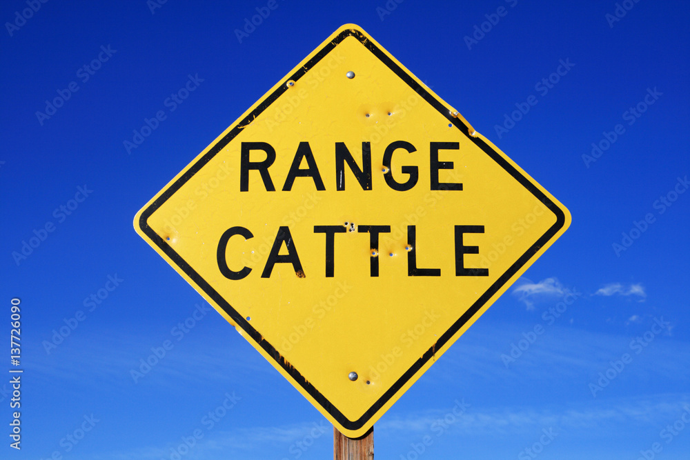 range cattle sign range cattle sign