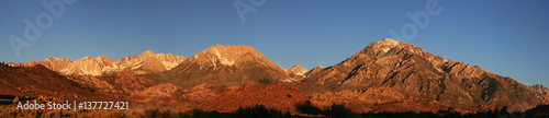 Fotografie, Obraz mountain morning panorama