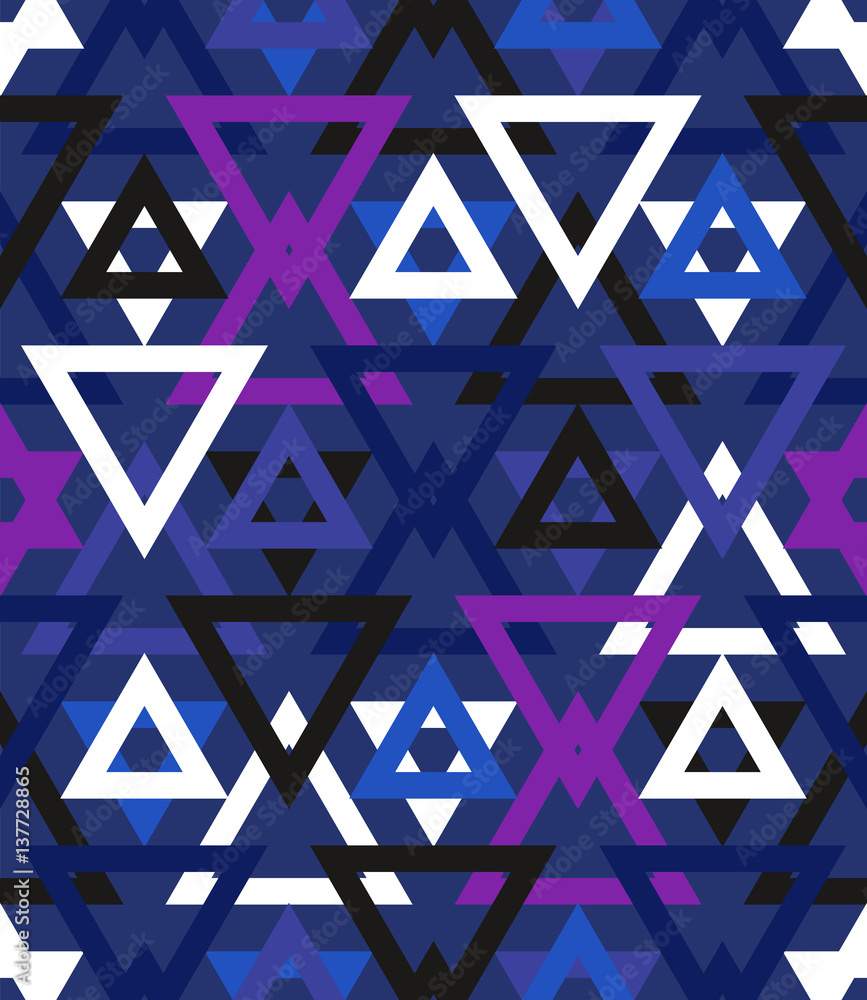 Fototapeta premium Abstract geometric vector pattern