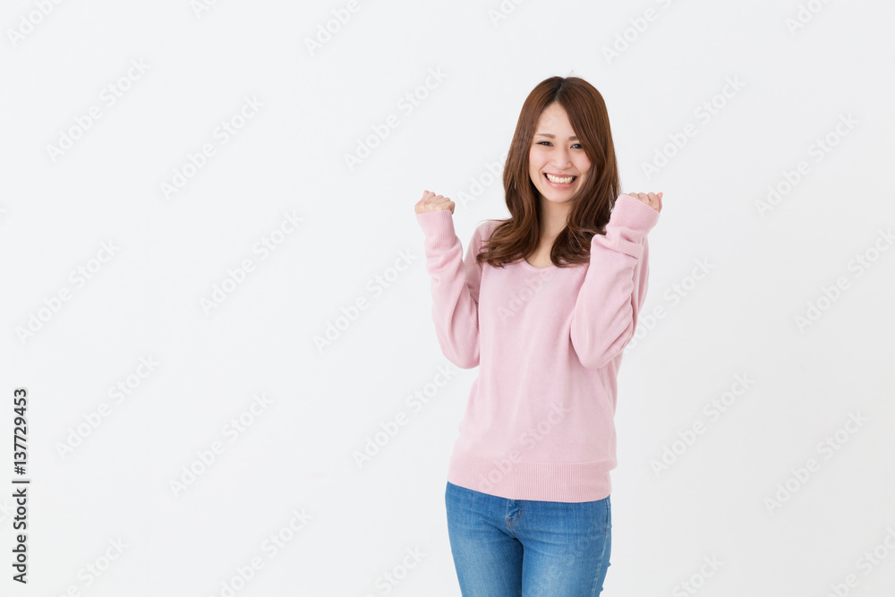 笑顔の女性 笑顔の女性
