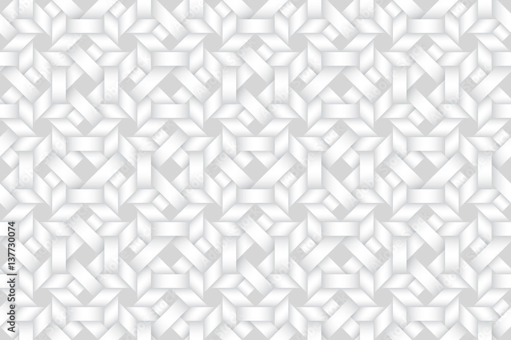 Vector seamless pattern of matting bands. White texture.
