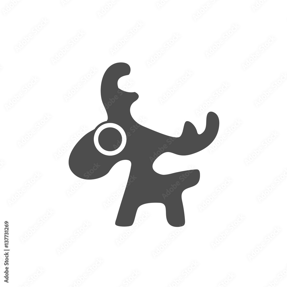 deer vector , logo graphic design deer vector , logo graphic design