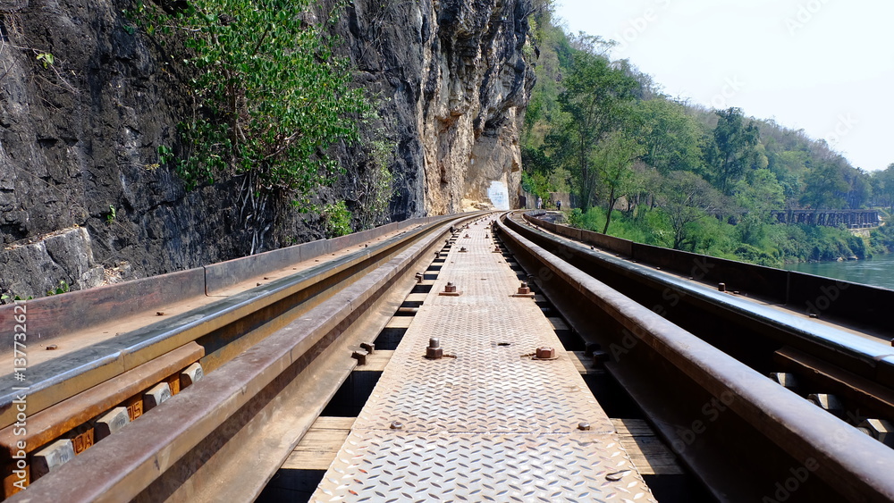 Obraz premium death railway bridge Tham krasae