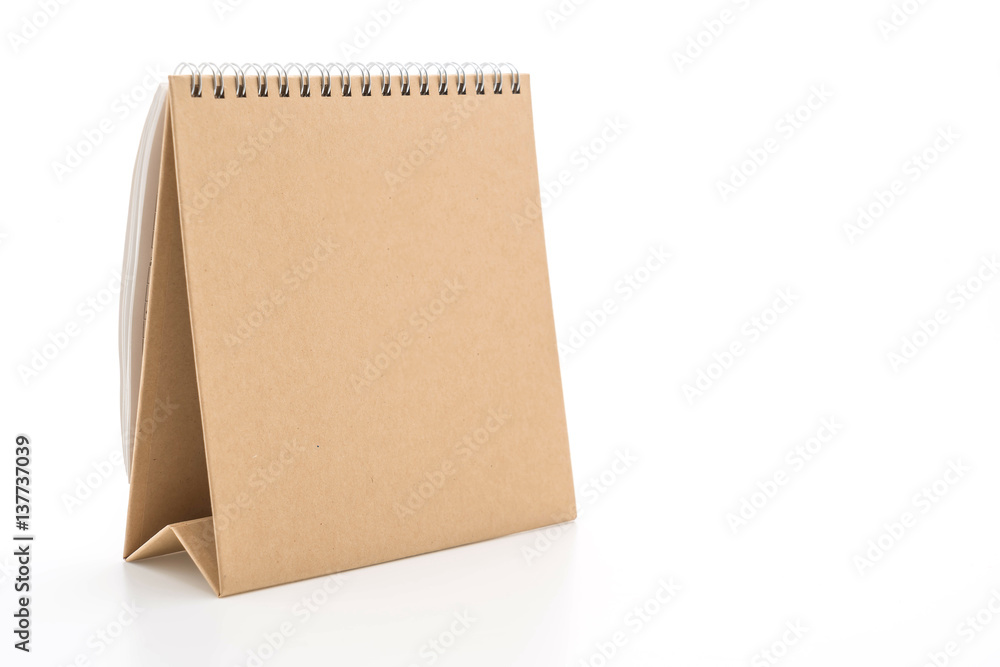 paper calendar on white paper calendar on white
