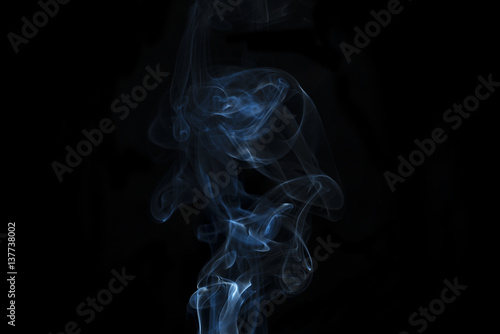 smoke on black background © tatomm