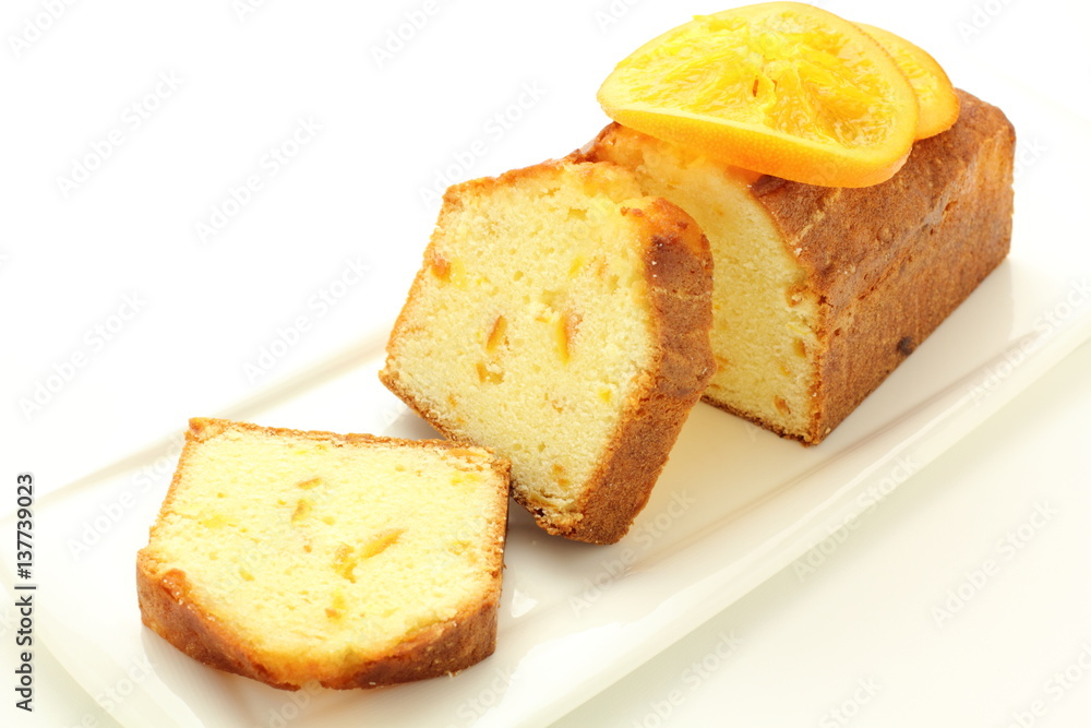 オレンジパウンドケーキ