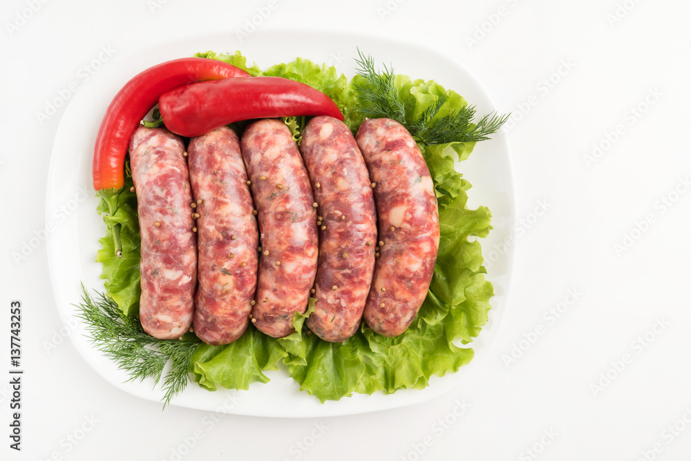 raw sausages raw sausages
