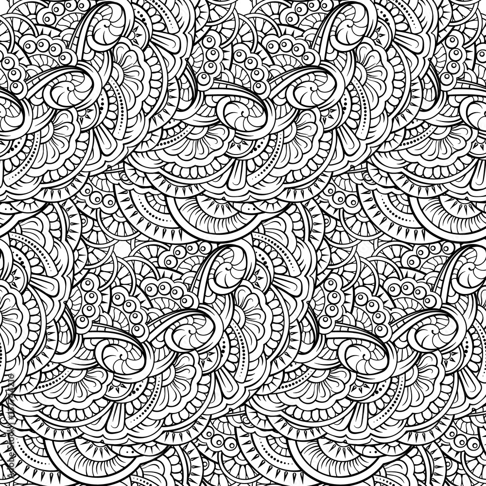 Fantasy decorative ornamental seamless pattern Fantasy decorative ornamental seamless pattern