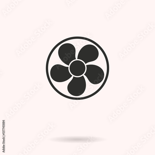 Fan - vector icon.