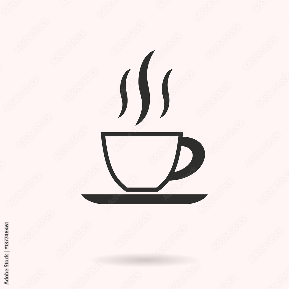 Obraz premium Coffee cup - vector icon.