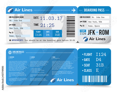 Boarding Pass Composition