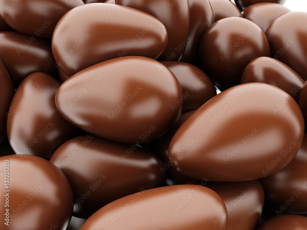 3d Easter eggs background. 3d Easter eggs background.