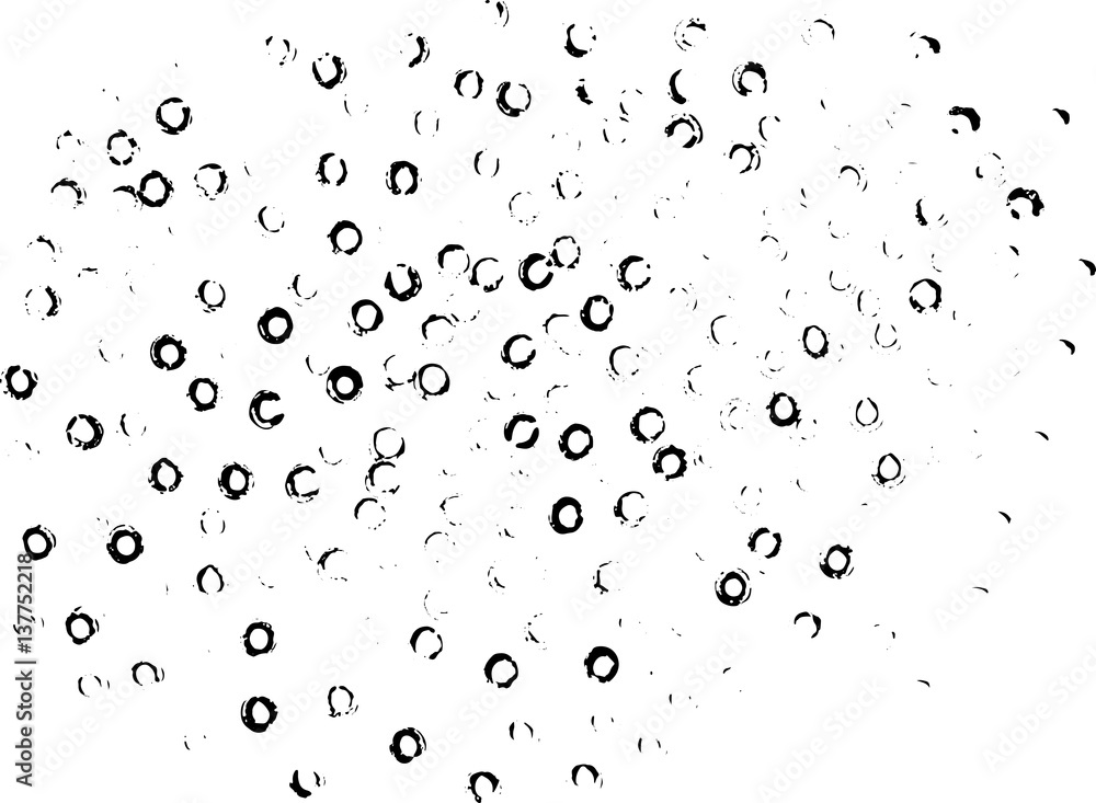 Round dots stamp frame with empty space for your text. Circle shape. Grunge texture Round dots stamp frame with empty space for your text. Circle shape. Grunge texture