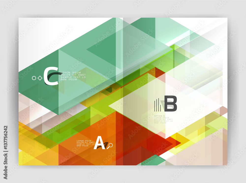 Abstract a4 brochure print template Abstract a4 brochure print template