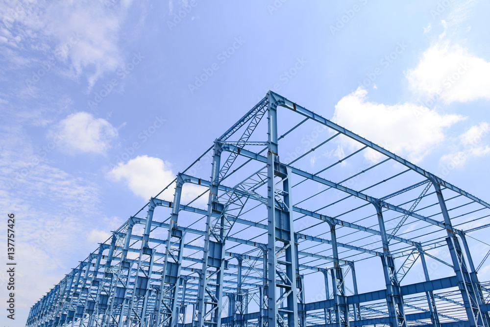 Steel structure workshop, is under construction Steel structure workshop, is under construction