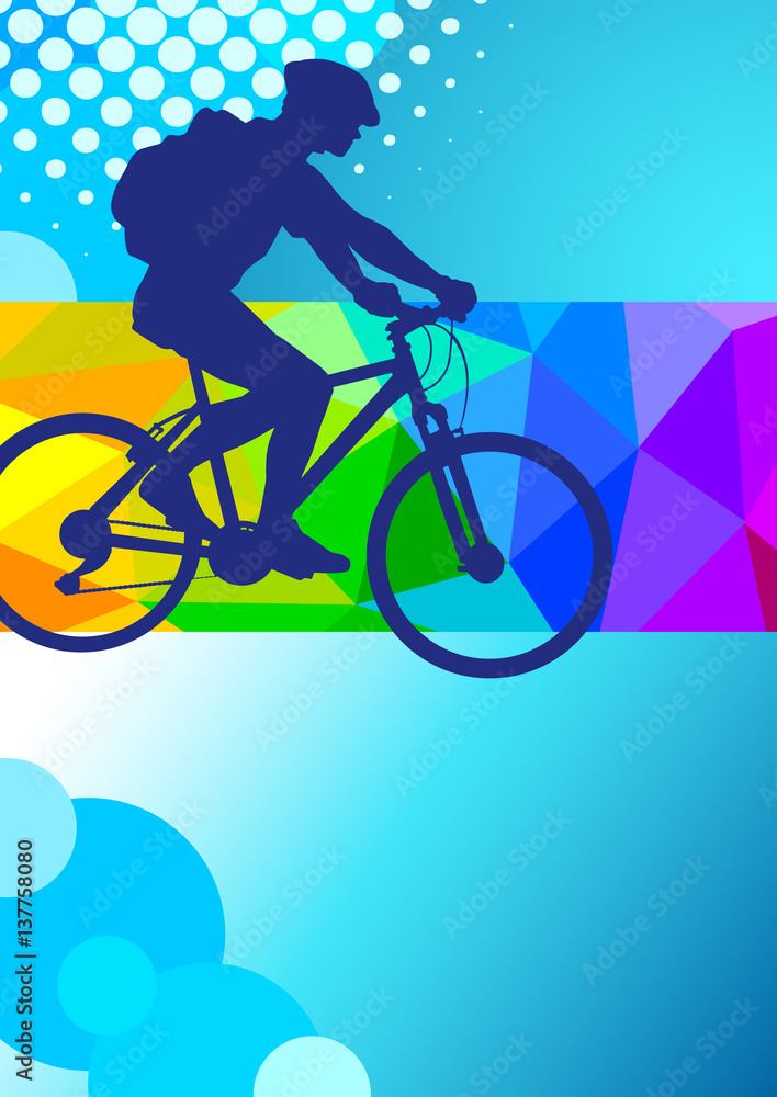 Fototapeta premium Radsport - 37 - Poster