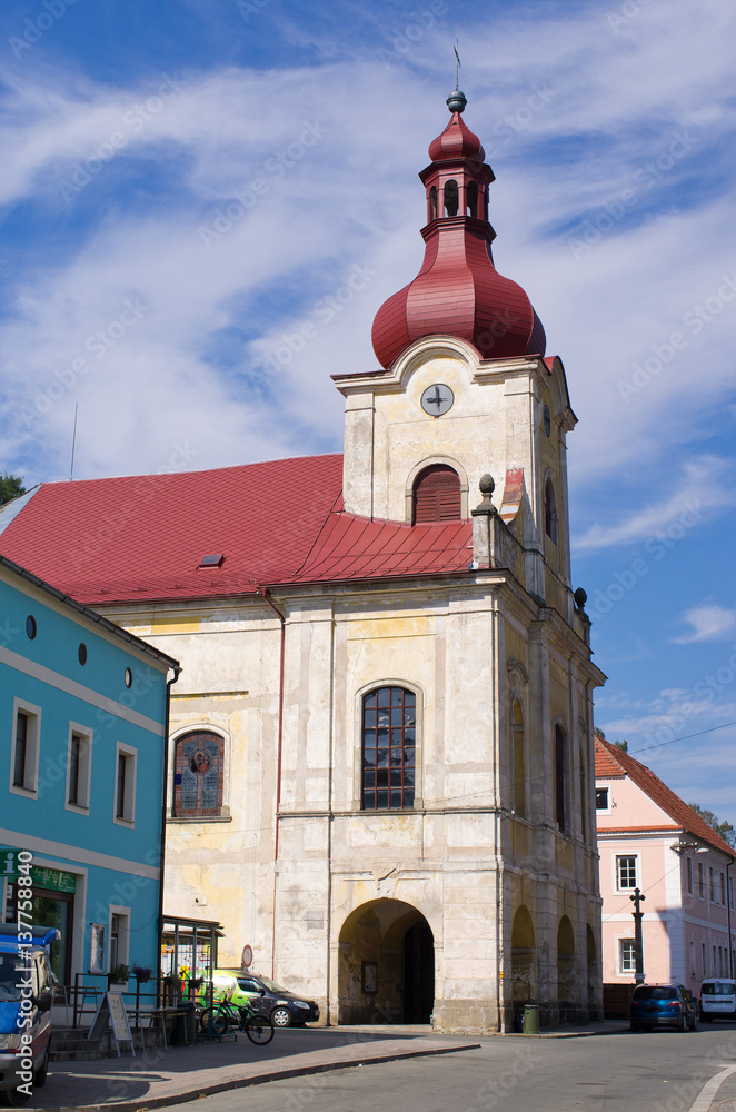 Old church in Teplice nad Metuji, Czech Republic