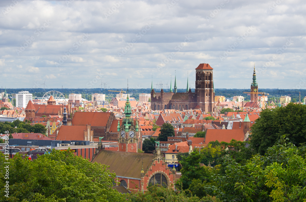 Cityscape of Gdansk, Poland
