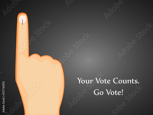 illustration of elements ffor Vote