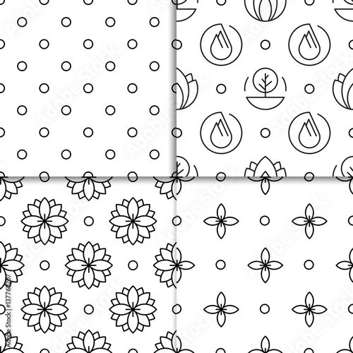alternative medicine vector pattern